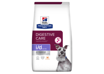 Hill's Prescription Diet i/d Low Fat digestive care disturbi gastrointestinali del cane da 12 kg alimento secco con Pollo